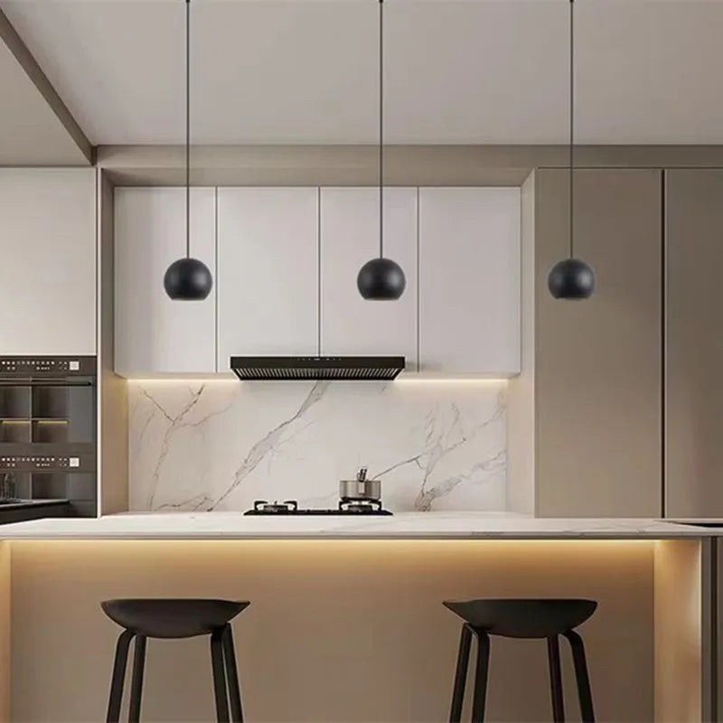 suspension boule simple moderne nordique pour café bar - vue 7 sur 8