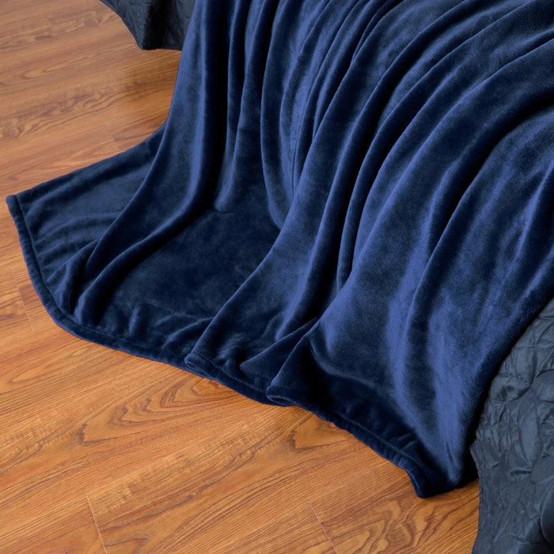 Plaid polaire flanelle doux chaud pour lit canapé