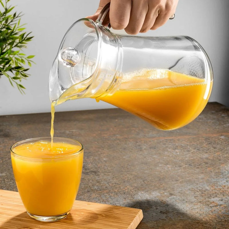 Carafe en verre 14l avec poignée et couvercle