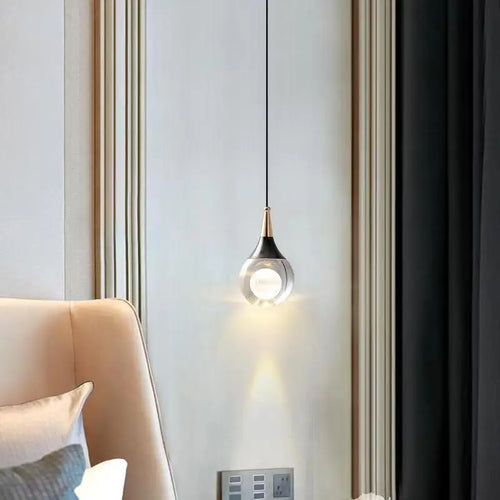 lustre cristal led design pour décoration intérieure moderne - vue 3 sur 10