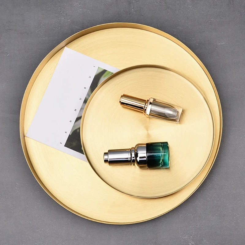 plateau de rangement en acier inoxydable pour bijoux et décorations - vue 11 sur 15