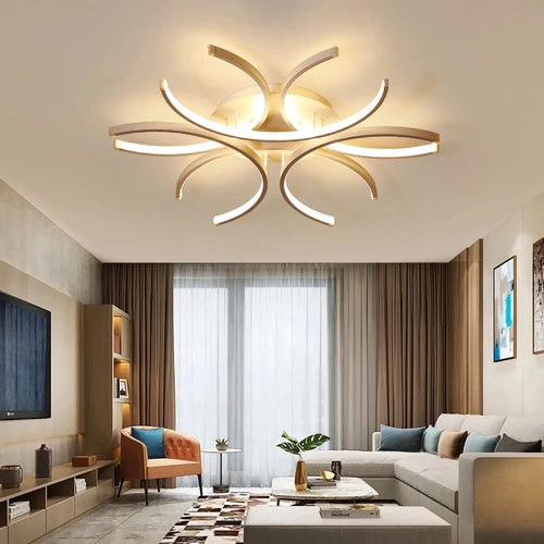 plafonnier moderne à leds créatif pour décoration intérieure - vue 4 sur 6