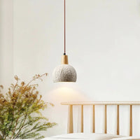 spot créatif en béton style wabi-sabi pour intérieur moderne