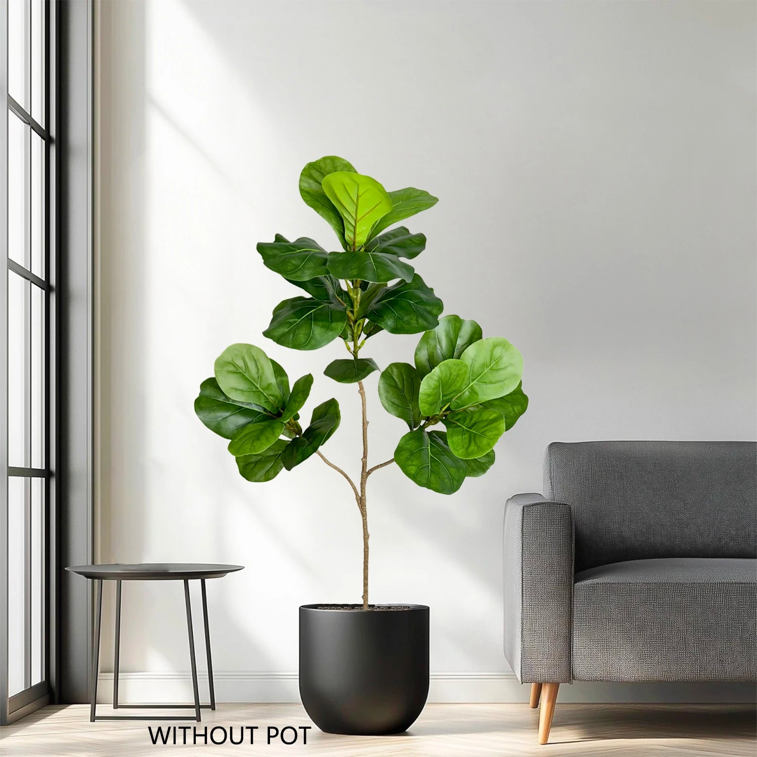 branches artificielles de ficus grandes feuilles pour décoration intérieure et extérieure - vue 4 sur 14
