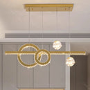 Lustre moderne en cristal pour éclairage intérieur