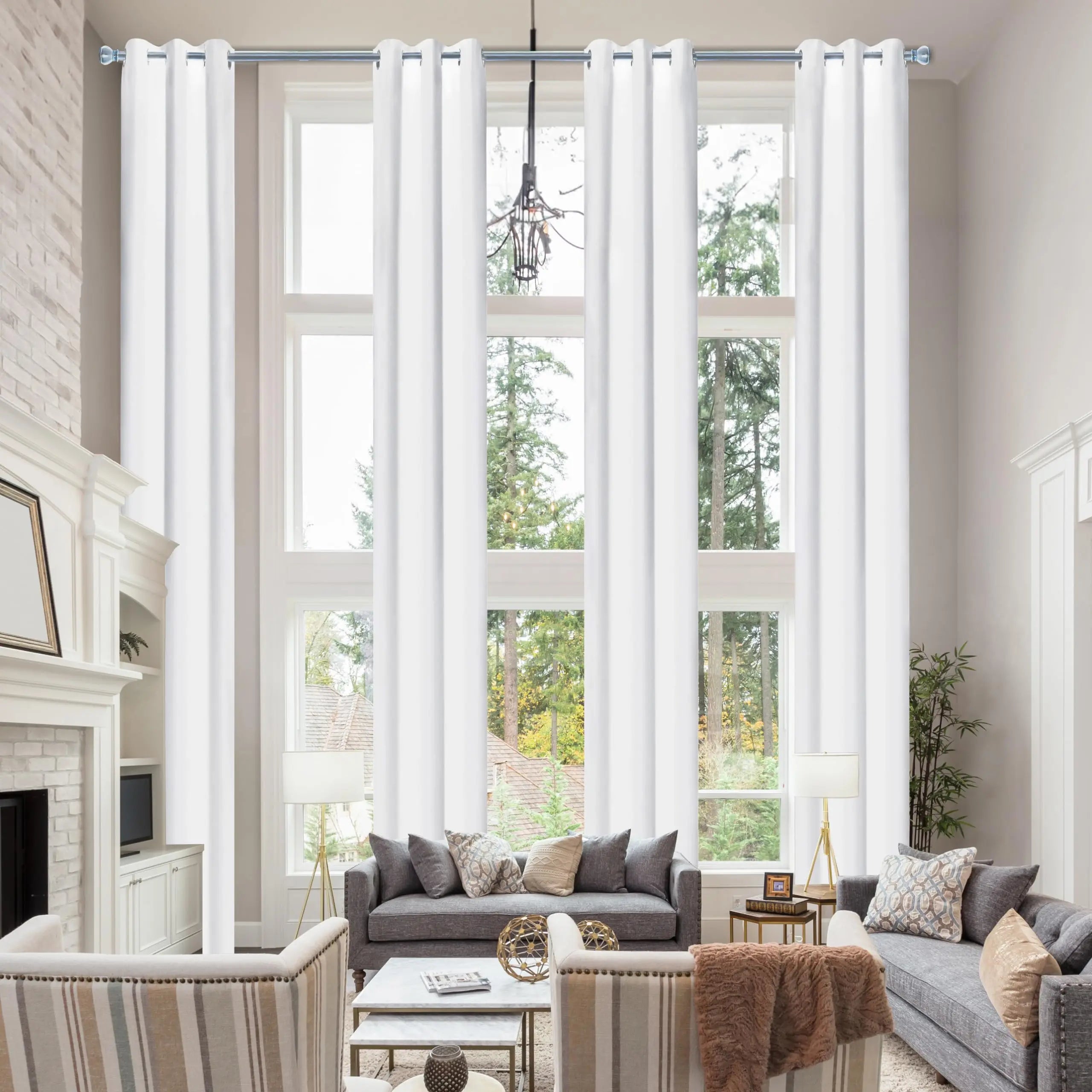 Rideau occultant extra long sur mesure style moderne - vue 2 sur 10