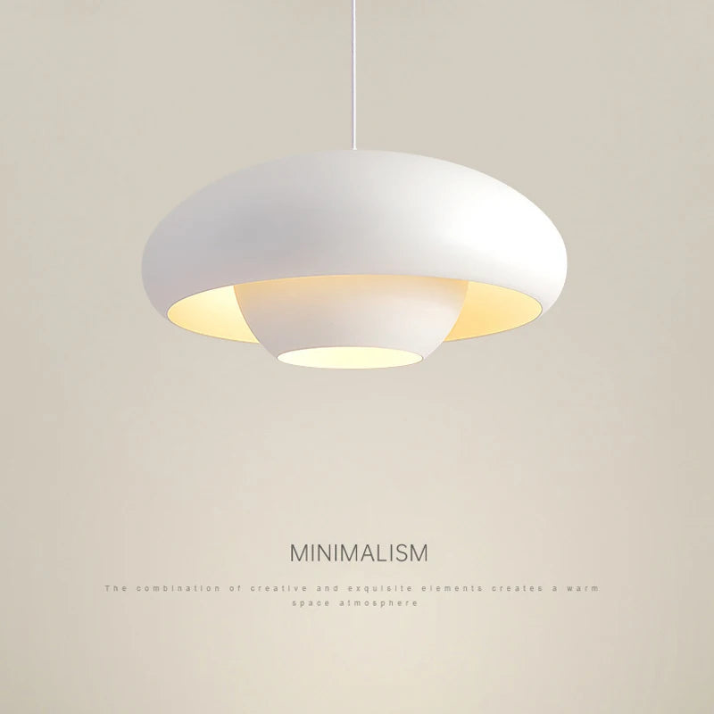 Suspension led nordique simple champignons luminaires suspendus intérieur
