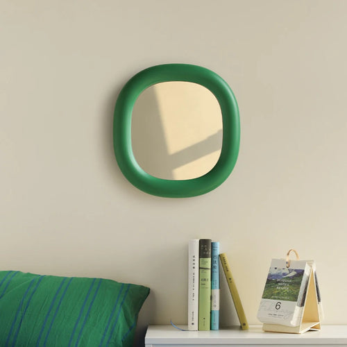 miroirs décoratifs ronds mignons pour maquillage suspendus à la main - vue 3 sur 8
