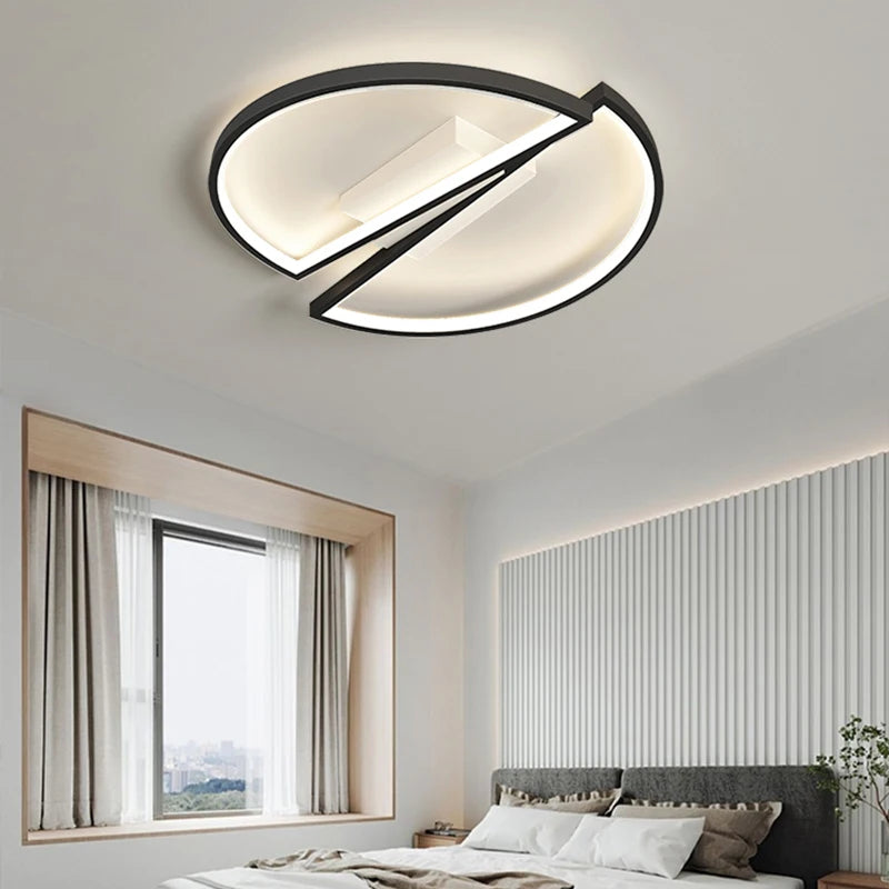 lustre led moderne pour éclairage intérieur et décoration - vue 3 sur 12