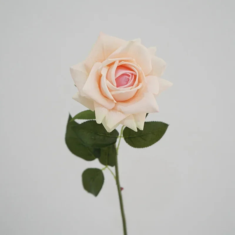 branche de roses artificielles en latex pour décoration et cadeaux - vue 7 sur 11