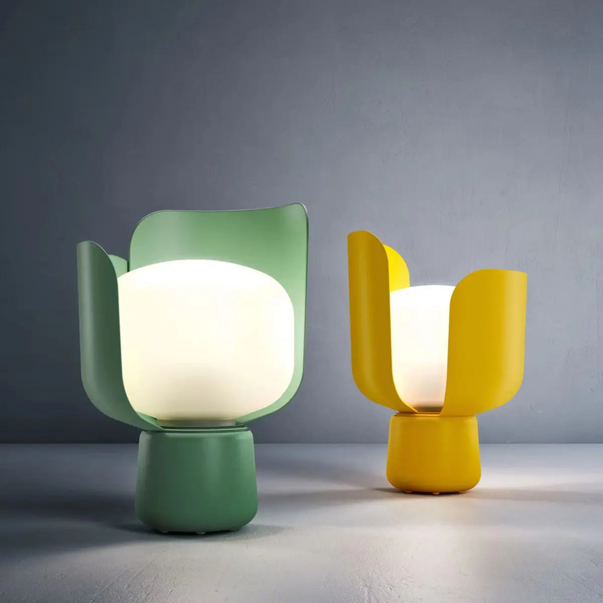 Lampe à poser LED en métal coloré krollet - vue 11 sur 14