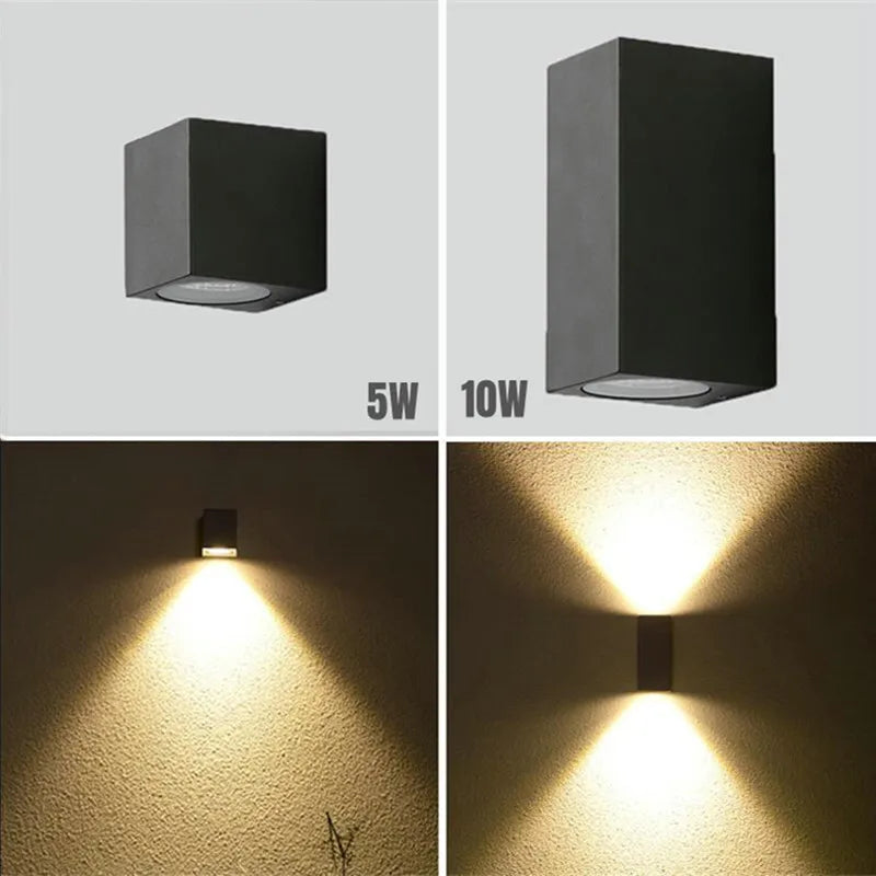 applique murale led extérieure étanche pliante pour cour jardin