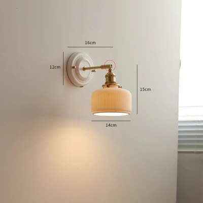 applique murale led iwhd nordique japonaise - vue 16 sur 23