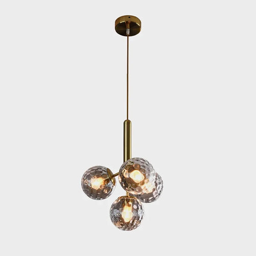 suspension moderne en verre pour décor intérieur élégant - vue 4 sur 14