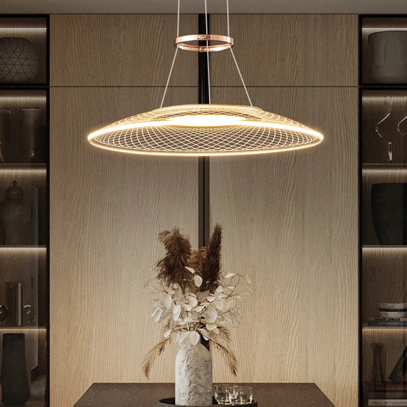 suspension double lampes led pour hôtel restaurant