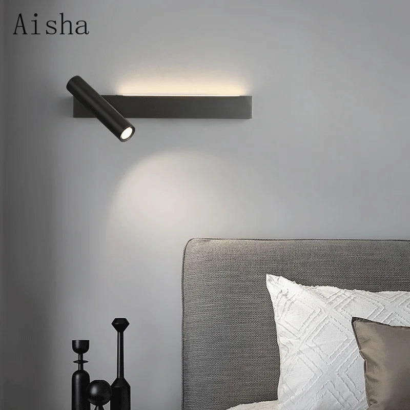 applique murale en cuivre décoration moderne lumière led créative - vue 3 sur 14