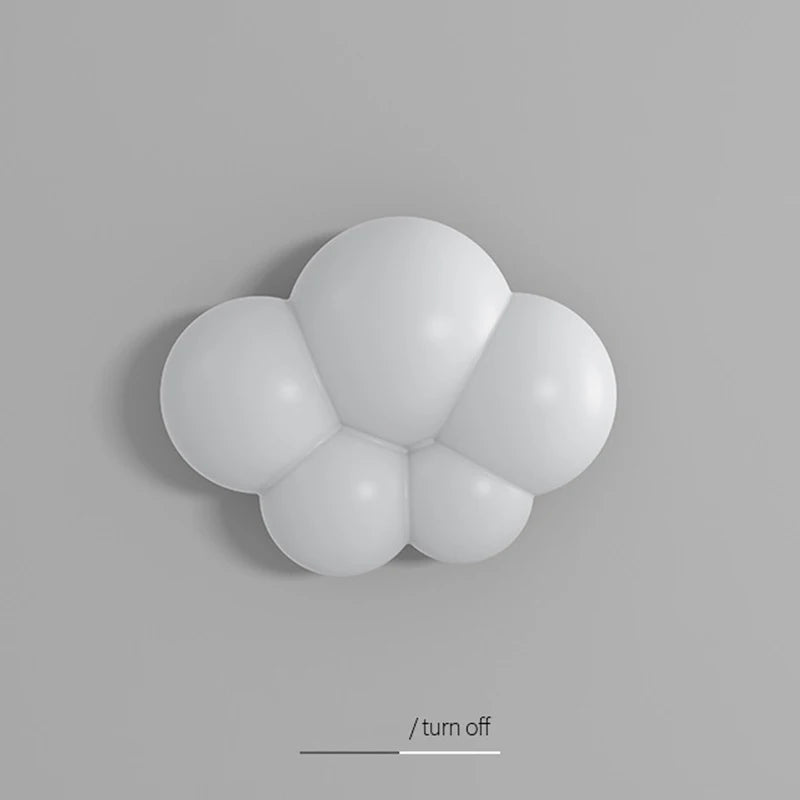 applique murale moderne en forme de nuage blanc pour intérieur - vue 7 sur 12