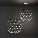 Postmoderne Créatif Noir Et Blanc Pièces D'échecs Suspension Lumière Grille Lustre Suspension Pour Salle à manger Salon Lumière Lampe À Led