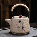 theiere ceramique style japonais retro kung fu artisanale