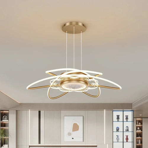 suspension moderne à led pour décoration intérieure élégante