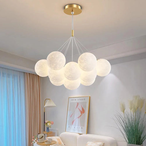 lustre bulle lumière pour salon chambre suspendues