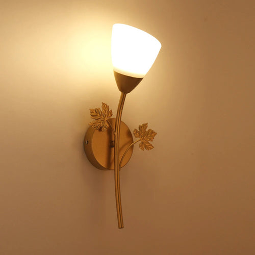 applique murale nordique moderne en fer avec boule de verre - vue 7 sur 8