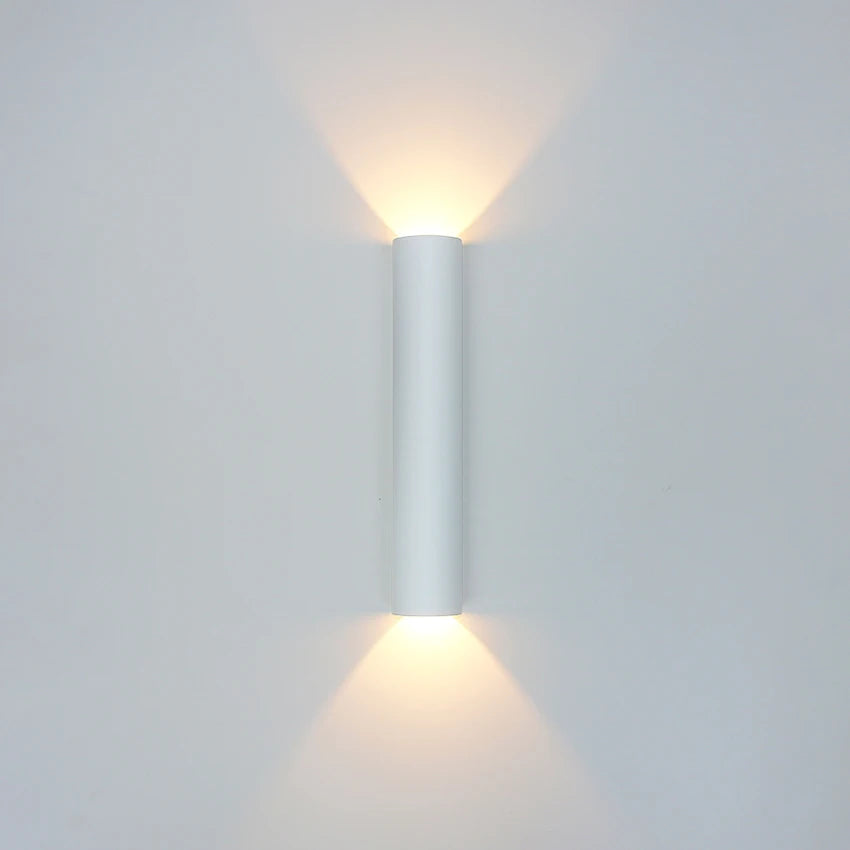 applique murale led en aluminium haut et bas au40