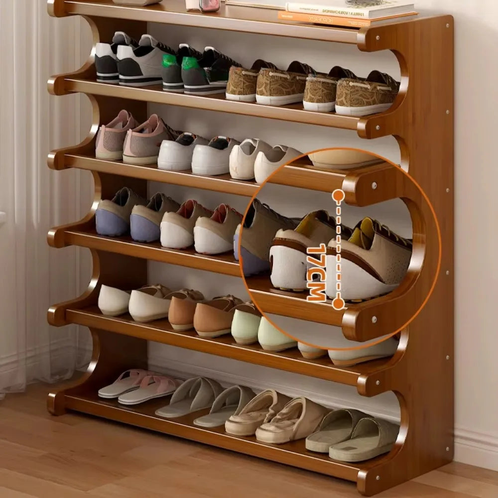 organisateur de chaussures à étagères peu encombrantes pour le rangement intérieur - vue 6 sur 18
