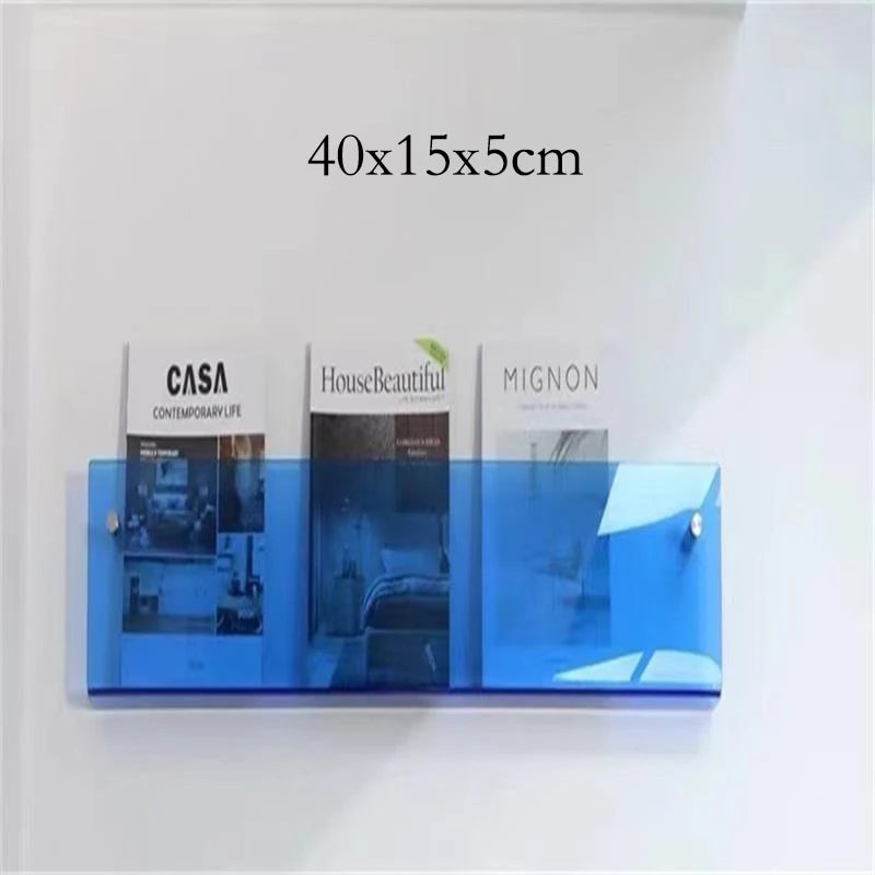 porte-brochures mural en acrylique pour magazines et littérature - vue 16 sur 40
