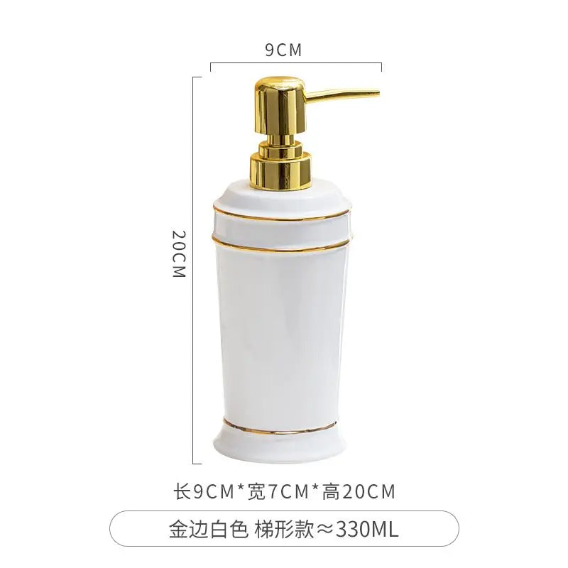 distributeur de savon céramique pour gel douche et désinfectant - vue 25 sur 30