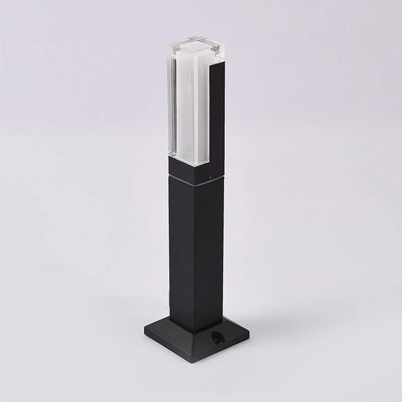 lampe led extérieure étanche éclairage moderne pour jardin et allée - vue 6 sur 8