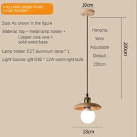 Suspension nordiques en bois massif