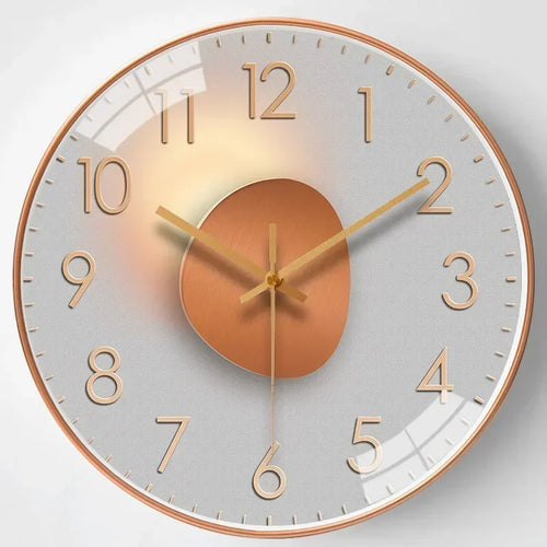 horloge murale silencieuse à piles design moderne pour tous les espaces - vue 14 sur 16