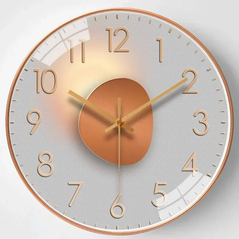 horloge murale silencieuse à piles design moderne pour tous les espaces - vue 13 sur 16