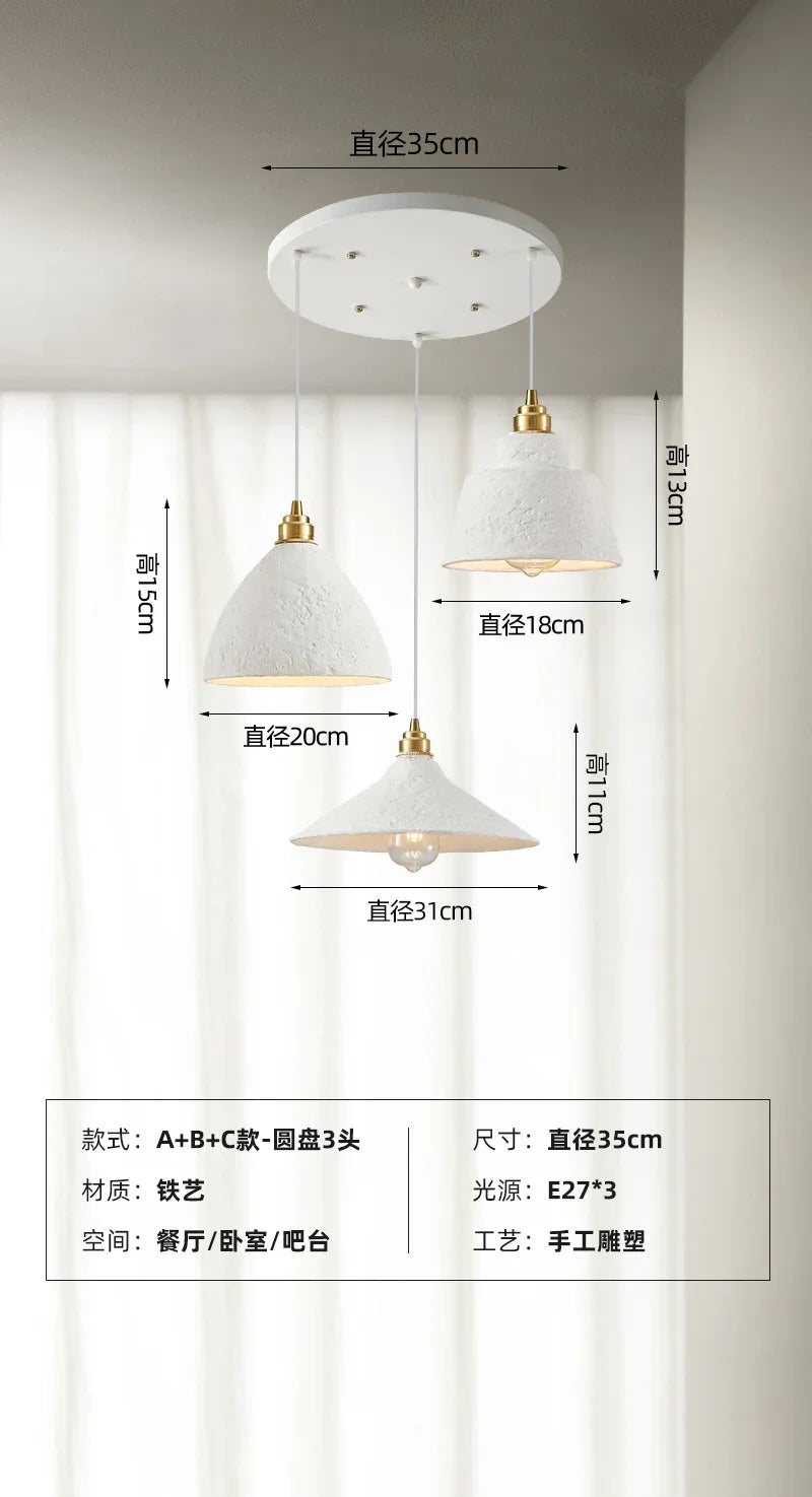 suspension artisanale wabi-sabi pour ambiance japonaise moderne - vue 16 sur 16