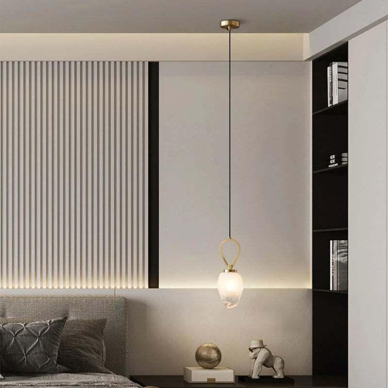 lustre réglable en laiton pour cuisine restaurant luminaires suspendus - vue 4 sur 10