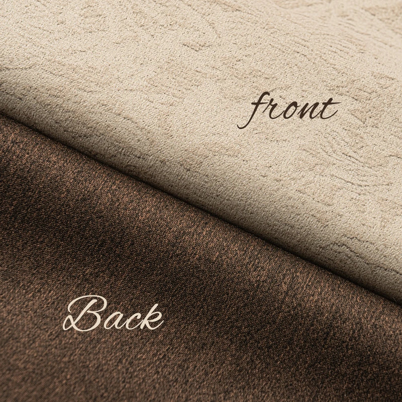 Rideau occultant floral style français pour salon chambre