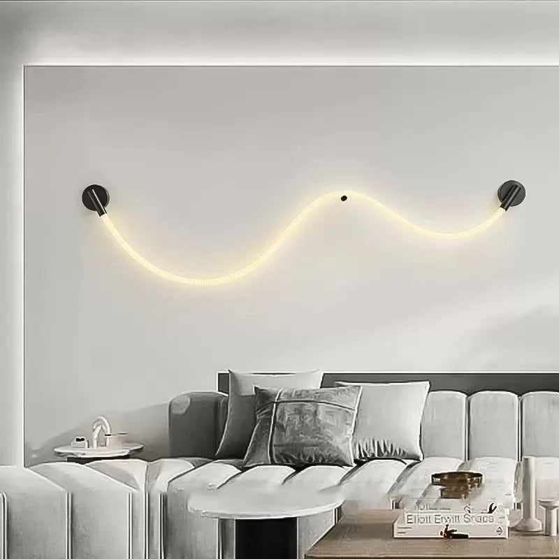 applique murale en silicone et acier inoxydable pour - vue 3 sur 10