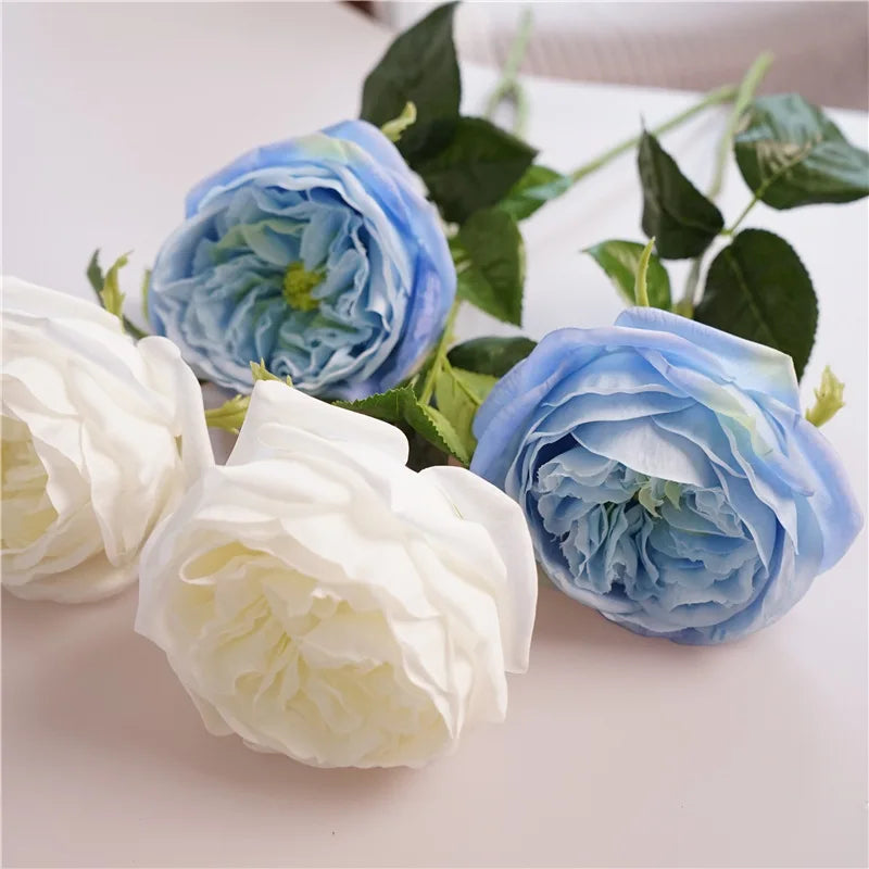 fleurs artificielles rose real touch pour décoration et cadeau - vue 3 sur 11