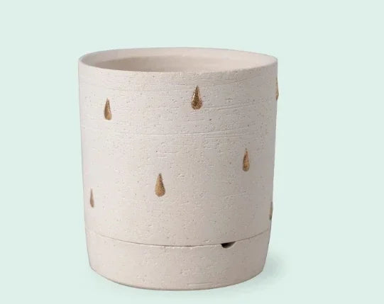 pot de fleurs en céramique pour succulentes style nordique - vue 10 sur 10