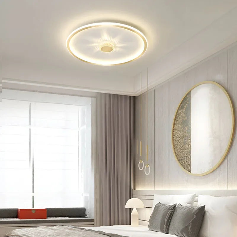plafonnier moderne à leds pour intérieur décoratif maison - vue 4 sur 12