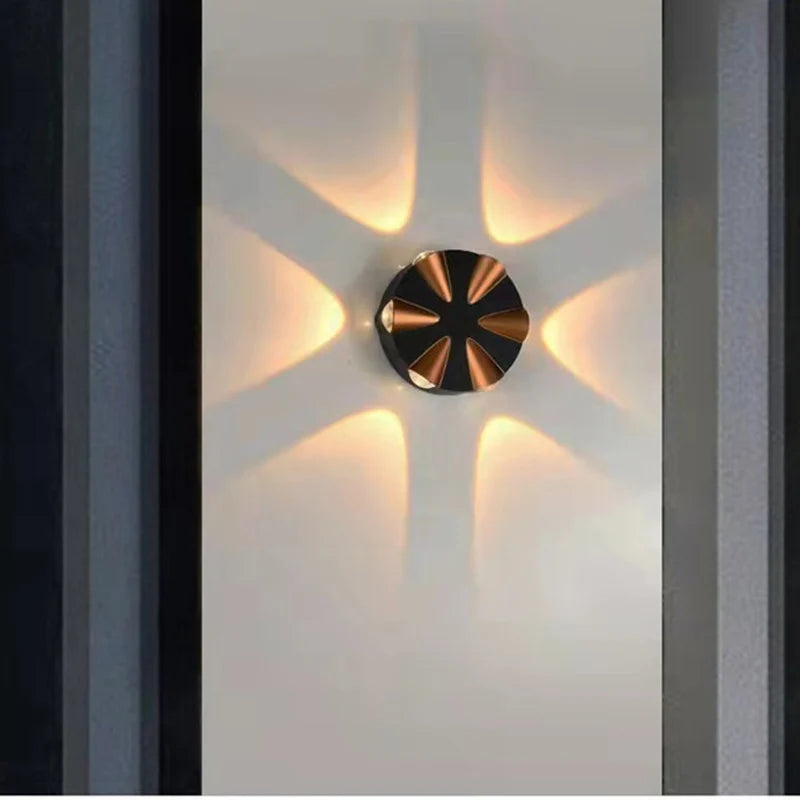applique murale led design décoratif pour intérieur ou extérieur - vue 6 sur 14