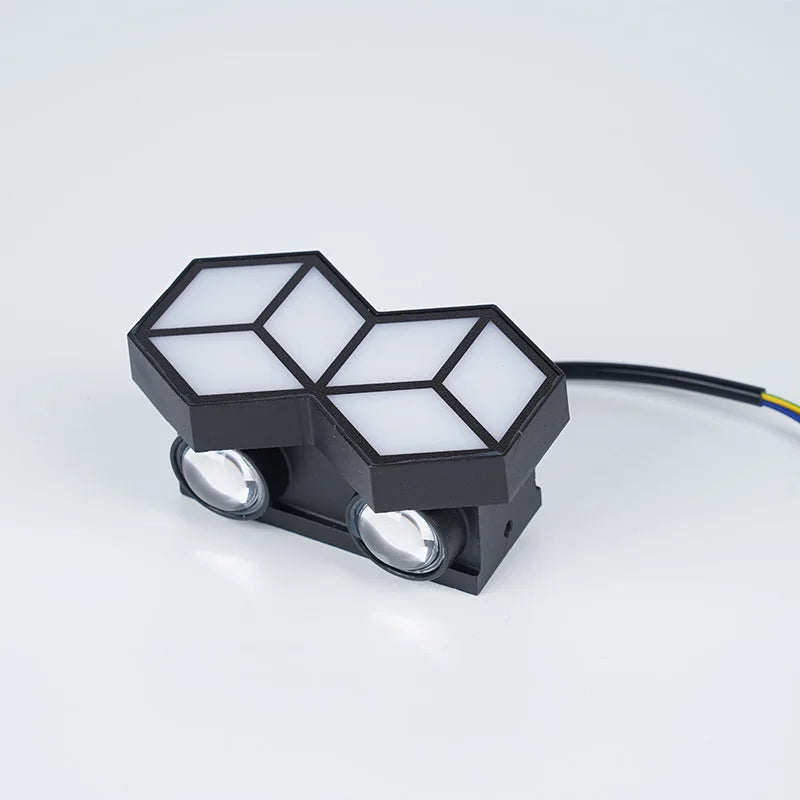 Applique murale imperméables extérieures lampe de applique murale LED moderne Applique murale décorative intérieure extérieure Garage luminaire mural étanche - vue 5 sur 9