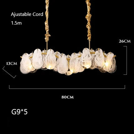 lustre suspendu en verre design nuage créatif moderne - vue 17 sur 18