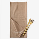 Serviette de table coton lavé style vintage rustique