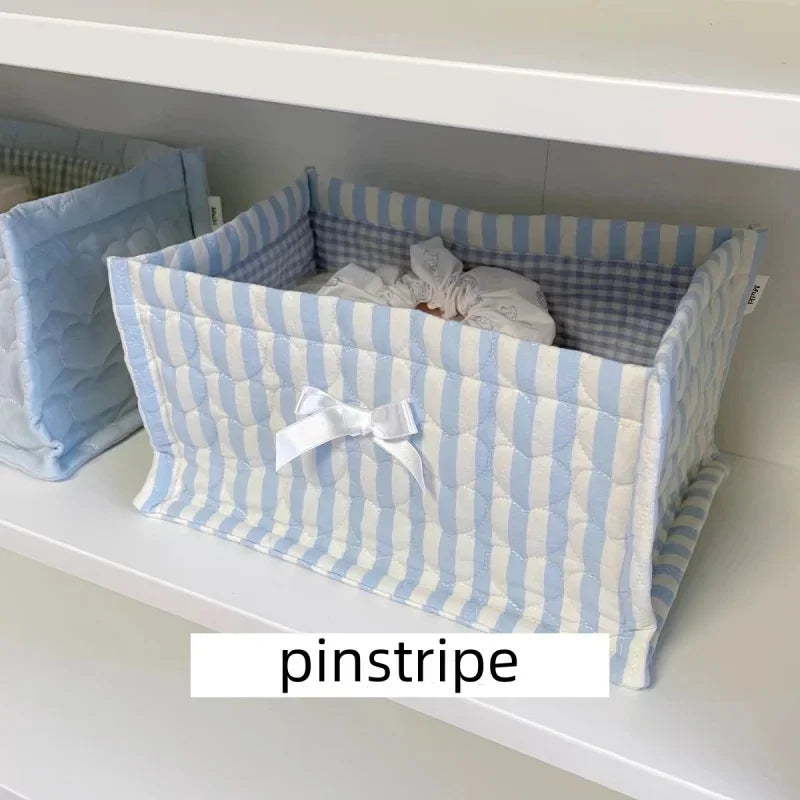 panier de rangement carré mignon pour décoration maison - vue 10 sur 13