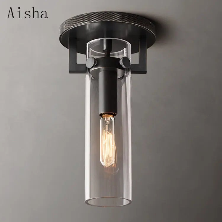 suspension industrielle en verre pour décoration intérieure - vue 3 sur 15
