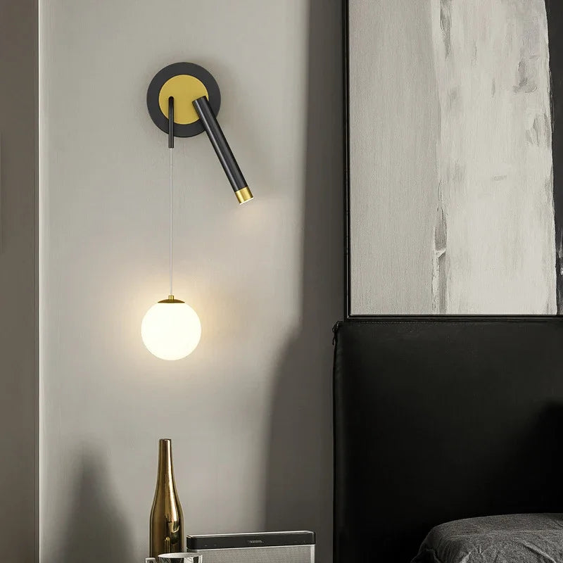 appliques murales led modernes à double tête décoratives pour la maison - vue 6 sur 14