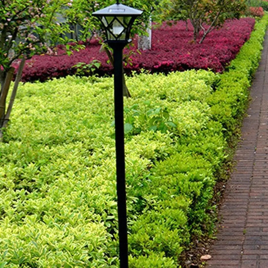 lampadaire de jardin solaire décoratif à énergie LED - vue 4 sur 6