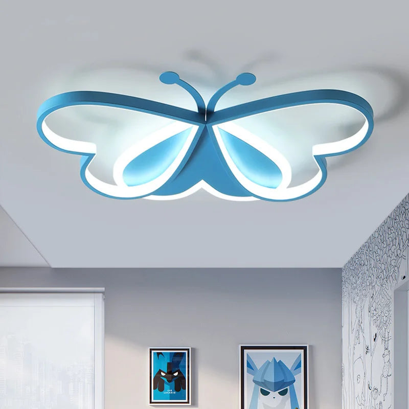 lustre winfordo led 	 papillon intensité réglable pour enfants - vue 4 sur 10